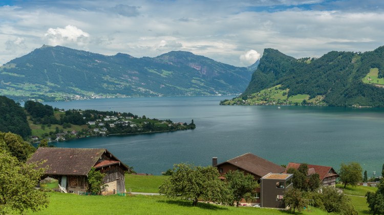 Näkymä Luzernin eteläpuolelta